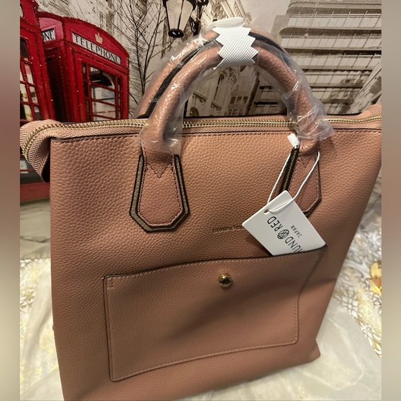 Authentic Japanese brand Hund Red convertible backpack satchel - Picture 15 of 16